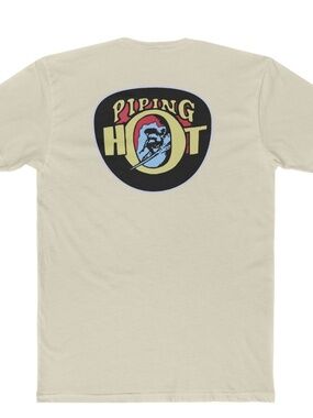 70s retro PIPING HOT Surfing T-shirt  ( Surfer tee - Surf tee)